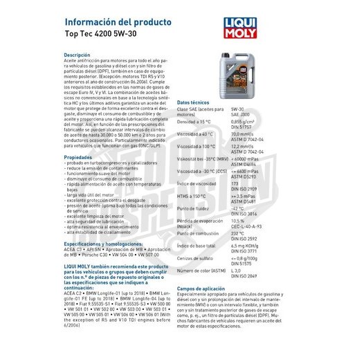 Top Tec 4200 5W-30 4 lt