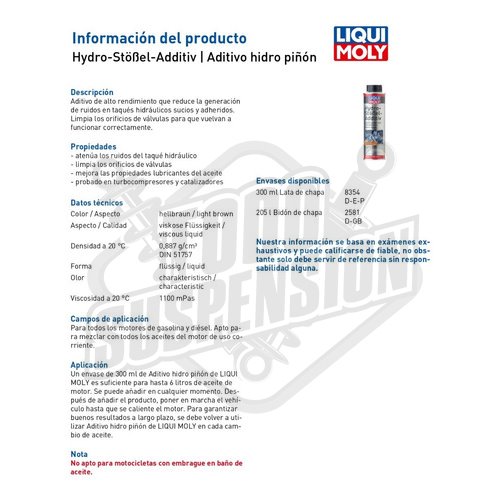 Hydro-Stössel-Additiv 300 ml