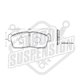 Pastillas de freno GTX Heavy Duty codigo 969 S