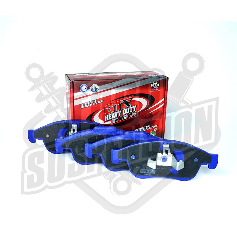 Pastillas de freno GTX Heavy Duty codigo 1180 S