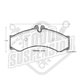 Pastillas de freno GTX Heavy Duty codigo 483 U