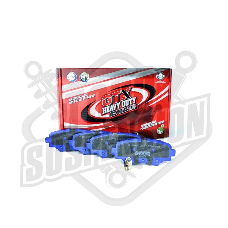 Pastillas de freno GTX Heavy Duty codigo 1382 S
