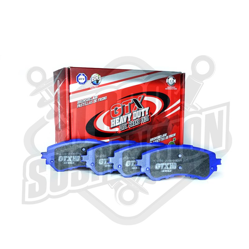 Pastillas de freno GTX Heavy Duty codigo 1262 S