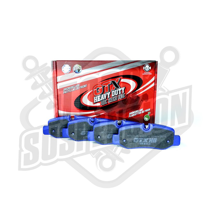 Pastillas de freno GTX Heavy Duty codigo 1322 S