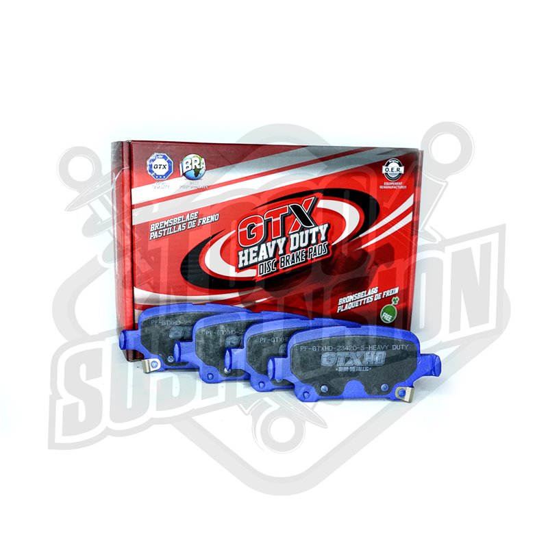 Pastillas de freno GTX Heavy Duty codigo 1409 S