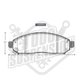 Pastillas de freno GTX Heavy Duty codigo 802 S