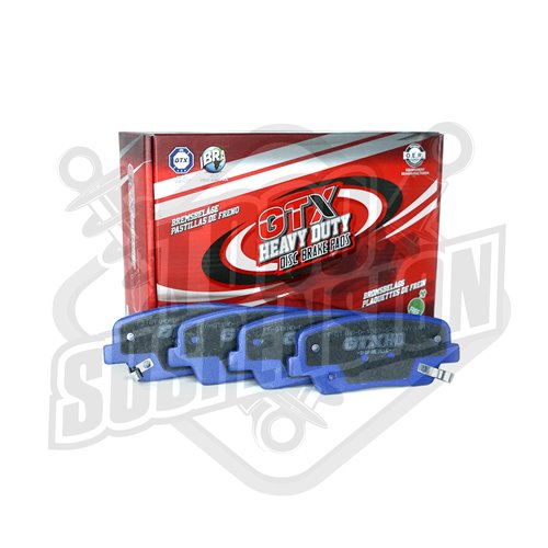 Pastillas de freno GTX Heavy Duty codigo 1123 S