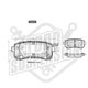 Pastillas de freno GTX Heavy Duty codigo 1118 S