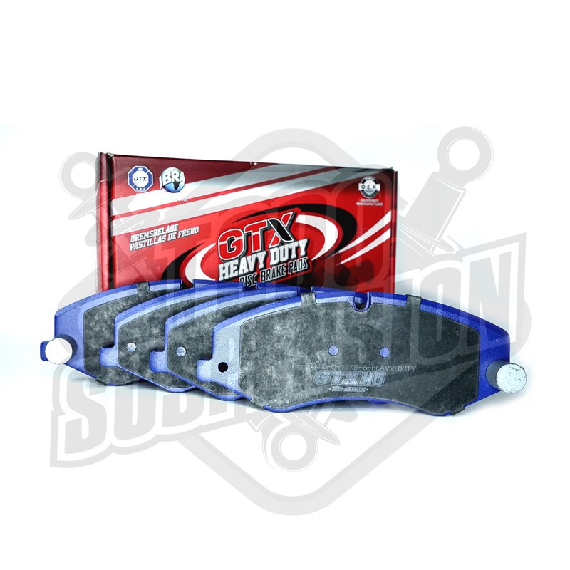 Pastillas de freno GTX Heavy Duty codigo 1206 S