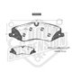 Pastillas de freno GTX Heavy Duty codigo 1206 S