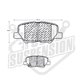 Pastillas de freno GTX Heavy Duty codigo 1270 S