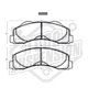 Pastillas de freno GTX Heavy Duty codigo 1395 S