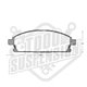 Pastillas de freno GTX Heavy Duty codigo 276 S