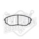 Pastillas de freno GTX Heavy Duty codigo 758 S