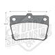 Pastillas de freno GTX Heavy Duty codigo 687 S