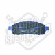 Pastillas de freno GTX Heavy Duty codigo 843 S