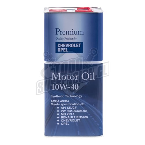 CHEVROLET OPEL 10W40 SN/CF 5L